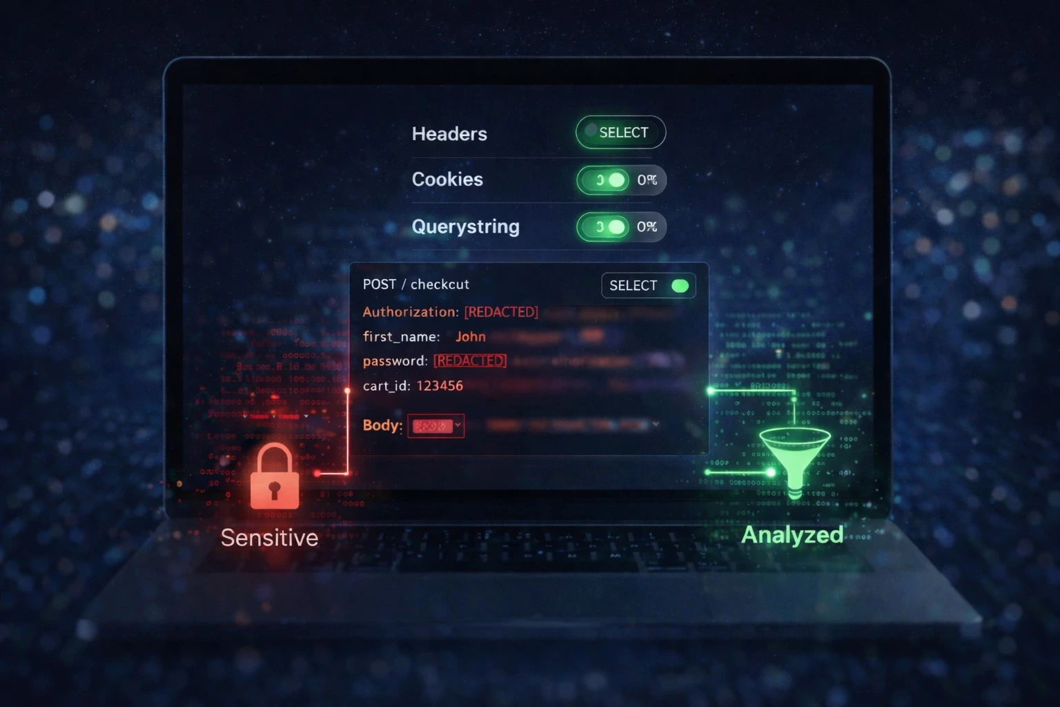 GladiosWAF privacy controls preview